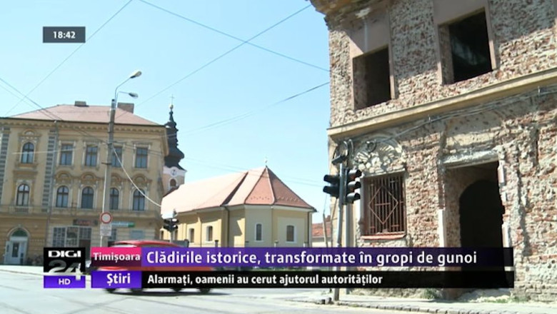 Cladirile istorice, transformate in gropi de gunoi Imagine