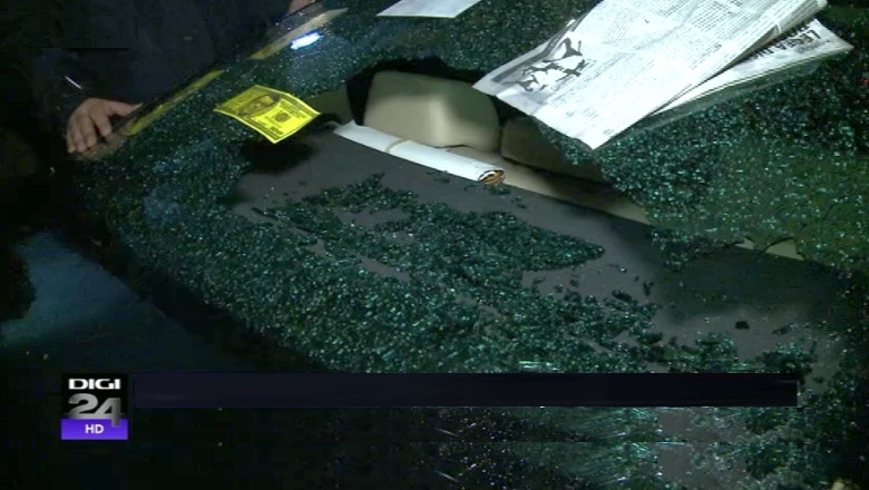 Claudiu Craciun si Alexandru Alexe, pusi sub acuzare pentru distrugere si ultraj in dosarul vandalizarii masinii ministrului Daniel Barbu Imagine