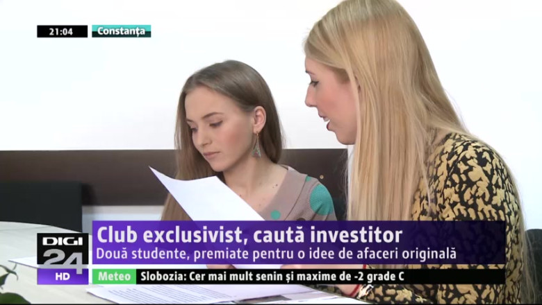 Club exclusivist, cauta investitor. Doua studente, premiate pentru o idee de afaceri originala Imagine