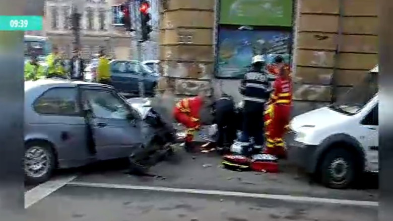 Cluj-Napoca. Barbat accidentat grav pe trotuar de un sofer baut Imagine