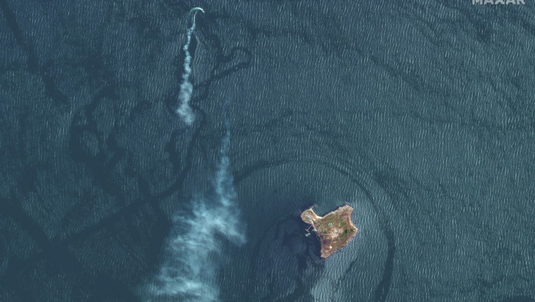 CNN: Rusii au ajuns la locul in care s-a prabusit drona americana MQ-9 Reaper in Marea Neagra Imagine