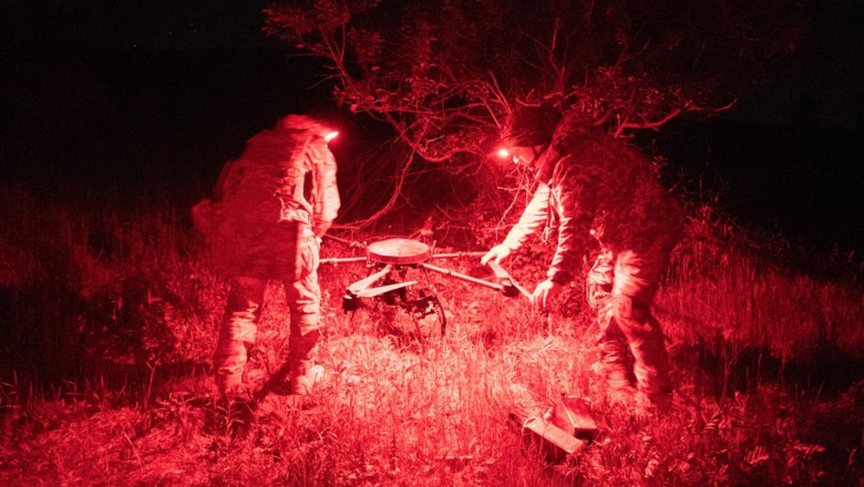„Cod 9.2”: Misiunile de noapte ale dronelor Vampir folosite de o unitate secreta ucraineana ca sa lanseze mine pe teritoriul Rusiei Imagine