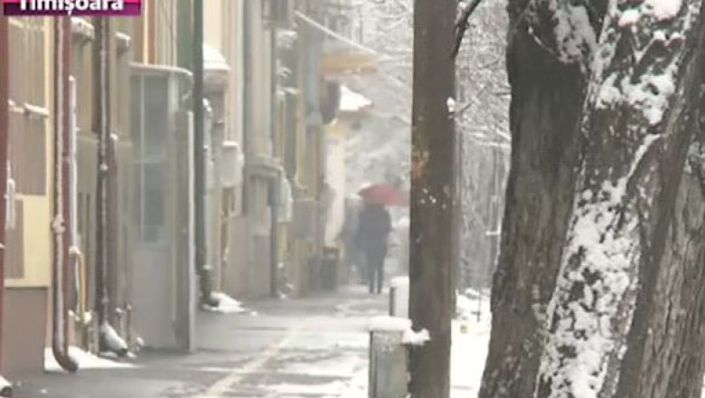 Cod galben de vreme rea. Atentionarea de vant puternic si ninsori expira astazi, la ora 12  Imagine