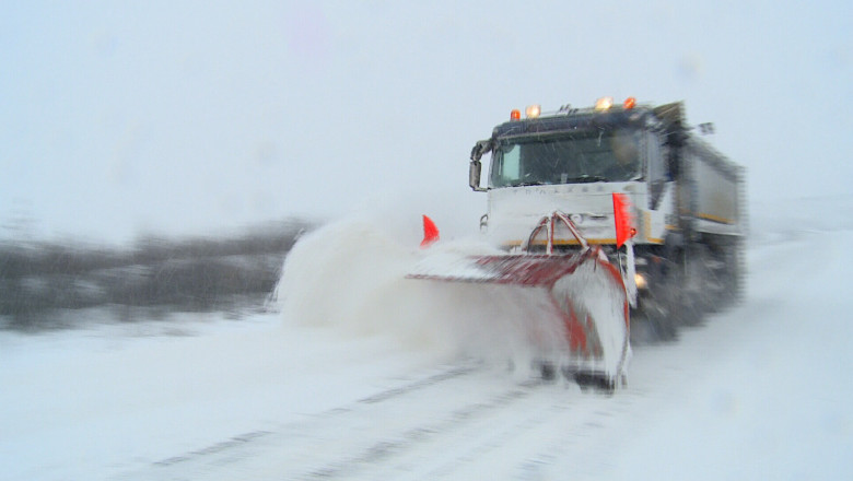 Cod galben de vreme rea. Sunt anuntate ninsori si intensificari ale vantului Imagine