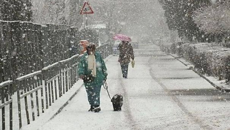 Cod galben si in vestul tarii. Zapada, dar si polei Imagine