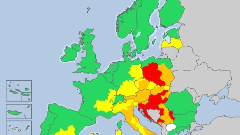 Cod rosu de canicula in sase tari din Europa. Cum va fi vremea in Romania Imagine