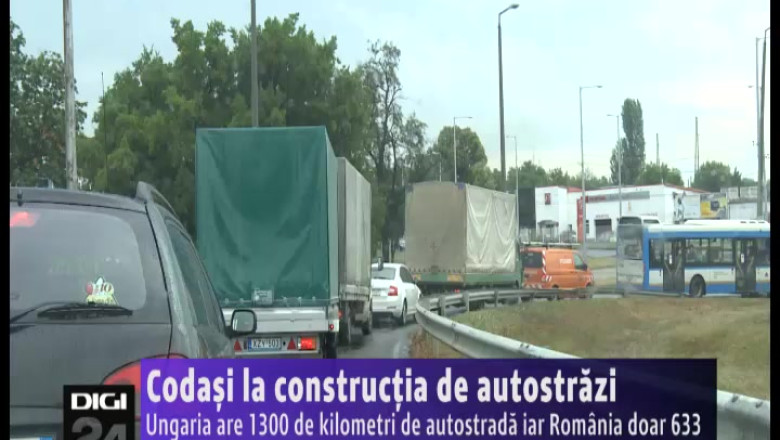 Codasi la constructia de autostrazi. Ungaria are 1300 de kilometri de sosea de mare viteza, iar Romania doar 633 Imagine
