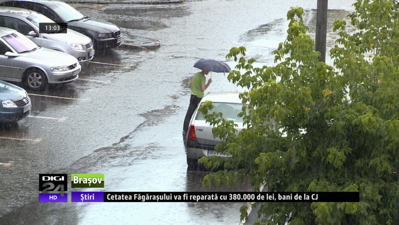 Codul galben de ploi, prelungit  Imagine