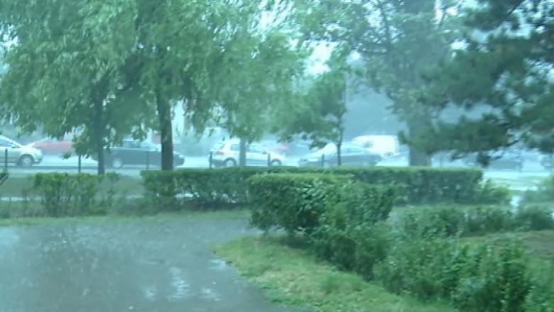 Codul galben de vreme rea si-a intrat in drepturi la Timisoara Imagine