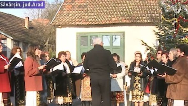 Colindatori la Domeniul Regal de la Savarsin Imagine