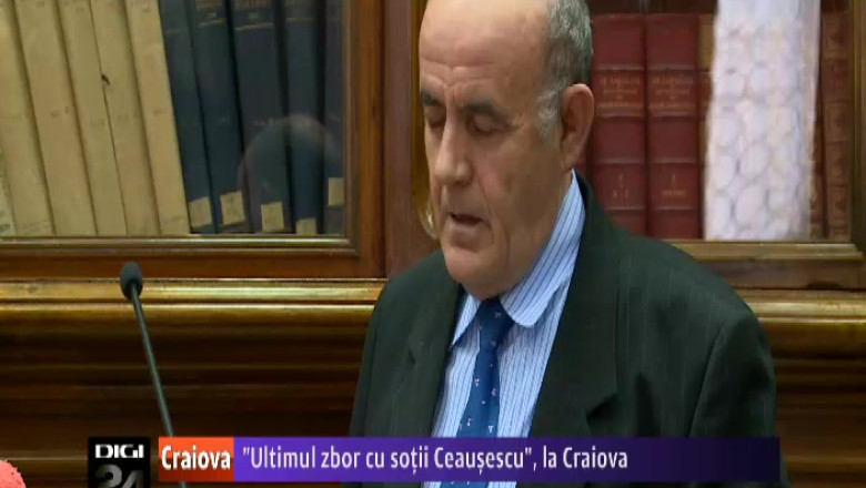 Comandorul Alexandru Popa a vorbit la Craiova despre "Ultimul zbor cu sotii Ceausescu" Imagine