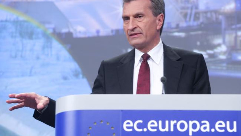 Comisarul european pentru Energie, discutii cu ministrul Constantin Nita Imagine