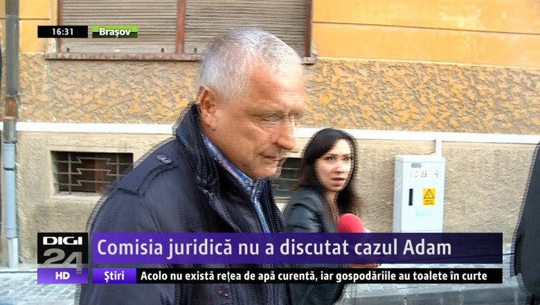 Comisia juridica nu a discutat cazul I. Adam Imagine