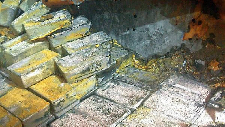 Comoara din adancuri: 1500 de lingouri de argint, recuperate din epava cargoului britanic SS Gairsoppa, scufundat in 1941 Imagine