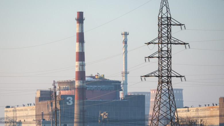 Compania rusa Rosatom sustine ca o drona ucraineana a lovit centrala nucleara de la Zaporojie Imagine