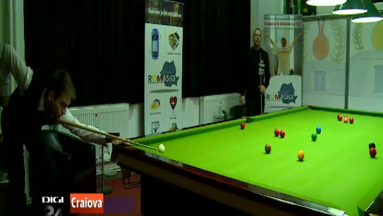 Competitie de snooker la Craiova. Jucatori romani si bulgari au participat la etapa a treia a Cupei Free-ball Imagine
