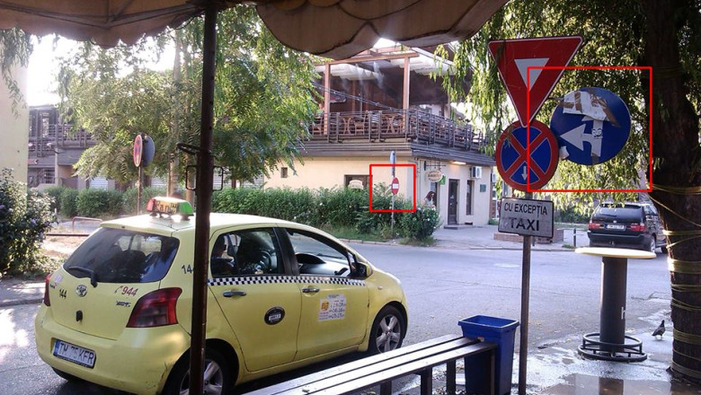 Complexul Studentesc din Timisoara: intersectia in care toate semnele de circulatie se contrazic Imagine