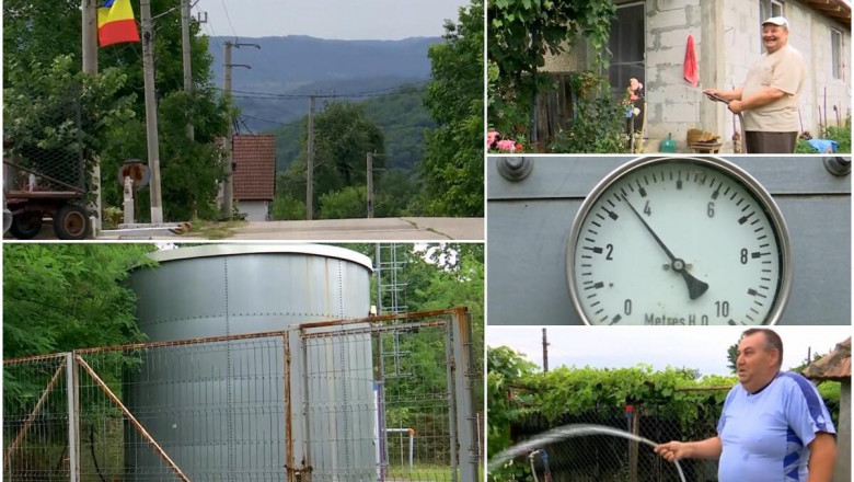 Comuna din Gorj unde satenii uda gradinile si isi spala masinile cu apa din reteaua publica. "E apa la discretie si este ieftina" Imagine