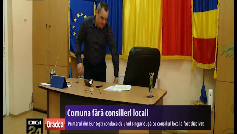 Comuna fara consilieri locali. Primarul din Buntesti conduce de unul singur, dupa ce consiliul local a fost dizolvat Imagine