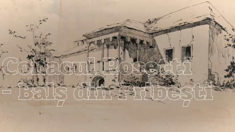 Conacul Rosetti-Bals din Pribesti Imagine