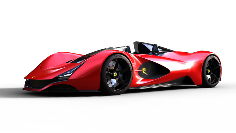 CONCEPT. Ferrari Aliante, un prototip cu propulsie electrica Imagine