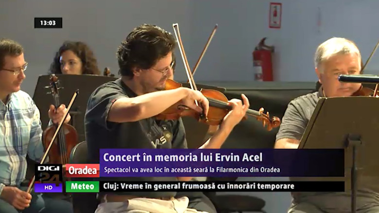 Concert in memoria lui Ervin Acel. Spectacolul va avea loc in aceasta seara la Filarmonica din Oradea Imagine