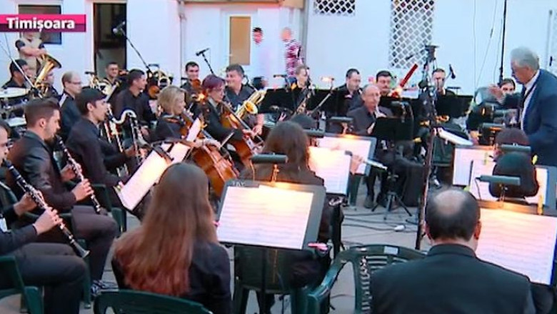 Concert simfonic, dupa gratii, la Penitenciarul din Timisoara Imagine