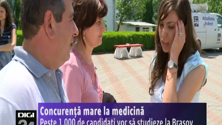 Concurenta mare la medicina. Peste 1.000 de candidati vor sa studieze la Brasov Imagine