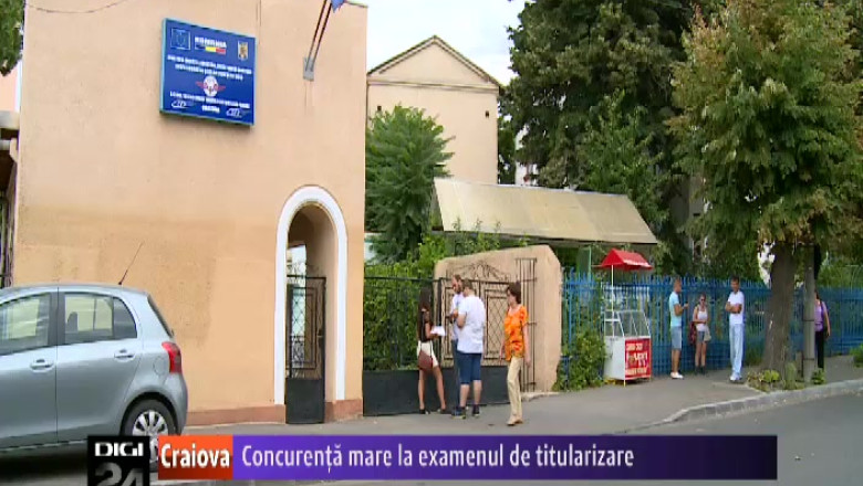 Concurenta mare la titularizare, in judetul Dolj. Candidatii au sustinut examen pentru ocuparea unui post in invatamantul preuniversitar Imagine