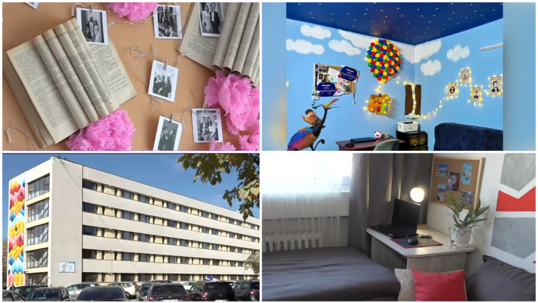 Concurs de amenajari interioare la camin. Cum arata camerele care le-ar putea aduce studentilor cazare gratuita timp de un an Imagine