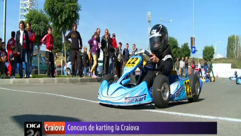 Concurs de karting la Craiova. 80 de copii si tineri au participat la competitie Imagine