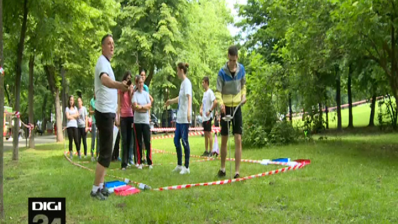 Concurs de orientare in parcul "Nicolae Romanescu" Imagine