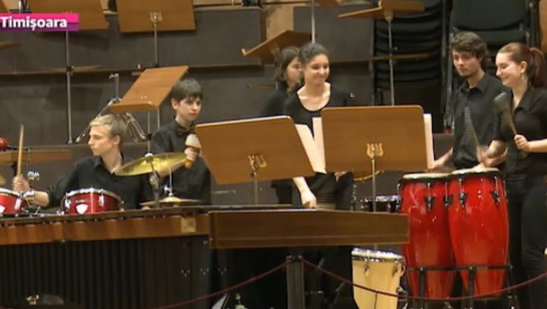 Concurs international de percutie. Tobosari din sapte tari, la Timisoara Imagine