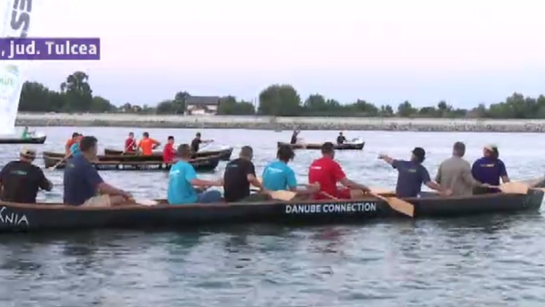 Concurs marca Ivan Patzaichin 26 de pescari s-au intrecut la un concurs de canotci, pe Dunare Imagine