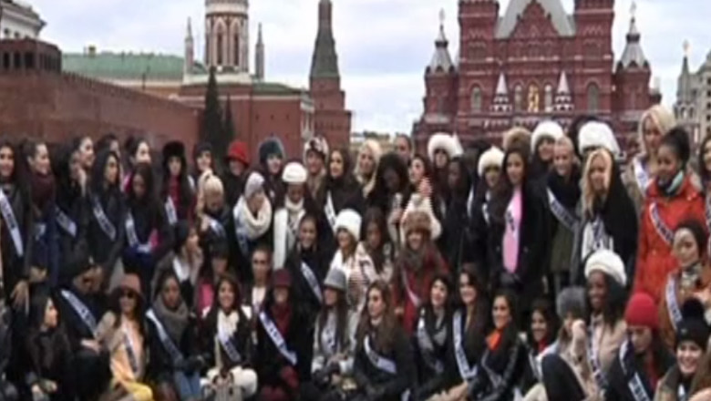 Concursul Miss Univers are loc astazi la Moscova. Romania este si ea reprezentata Imagine
