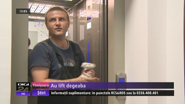 Condamnati sa nu aiba lift in Primaria Timisoara Imagine