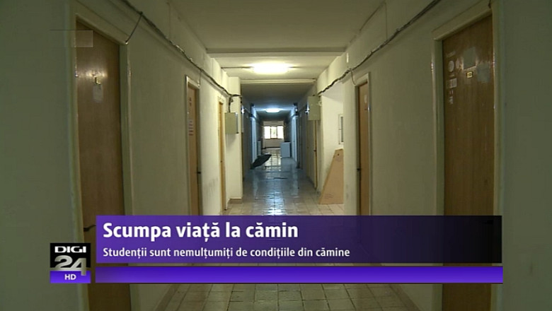 Conditii de cazare in camine: mucegai, gandaci, saltele rupte, dusuri lipsa Imagine
