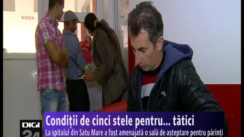 Conditii de cinci stele pentru... tatici la spitalul din Satu Mare Imagine