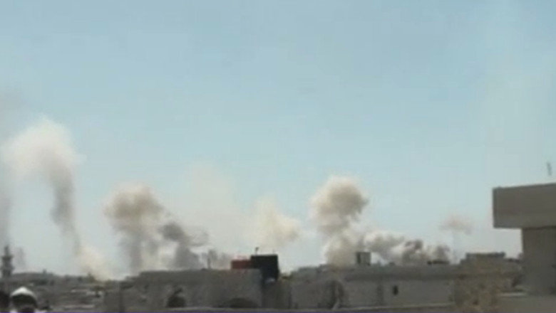 Conflict fara sfarsit in Siria. Zeci de oameni au murit in urma unui raid Imagine