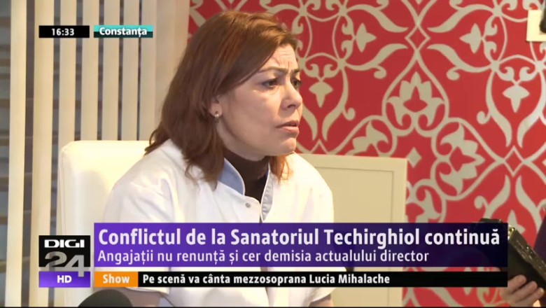 Conflictul de la Sanatoriul Techirghiol continua. Angajatii nu renunta si cer demisia actualului director Imagine