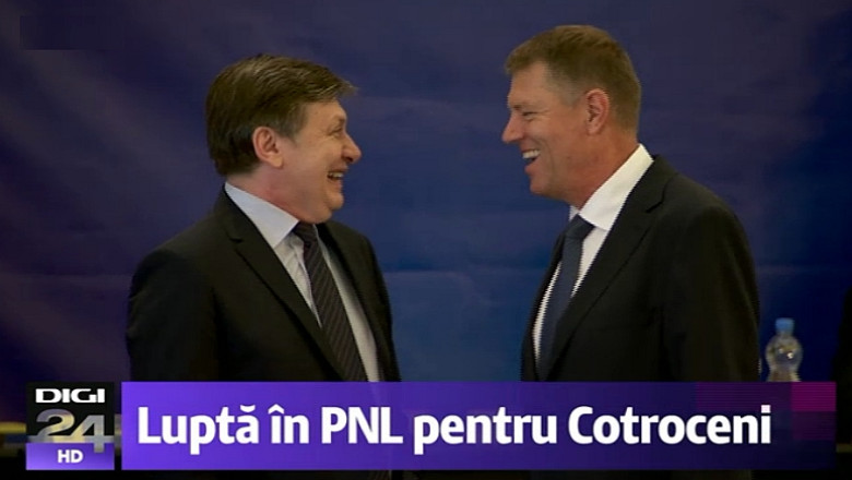 CONGRES PNL. Liberalii au doi prezidentiabili. Delegatia Permanenta a partidului va alege intre Klaus Iohannis si Crin Antonescu Imagine