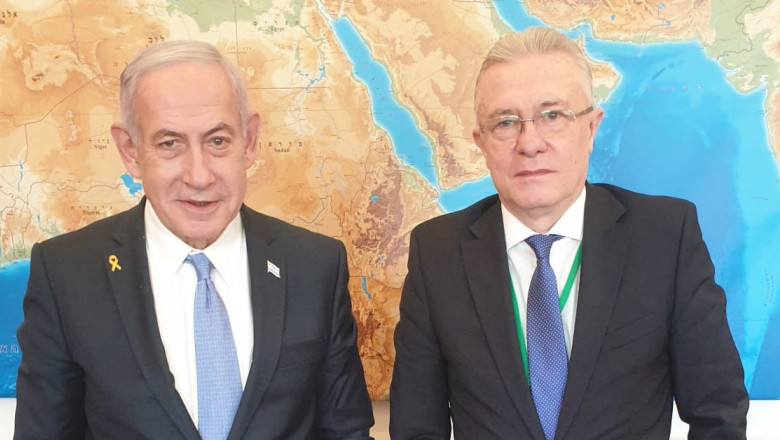 Consilierul prezidential Cristian Diaconescu, intrevedere cu Benjamin Netanyahu. Ce teme au fost discutate Imagine