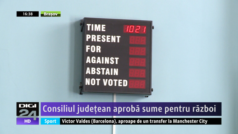 Consiliul judetean aproba sume pentru razboi  Imagine