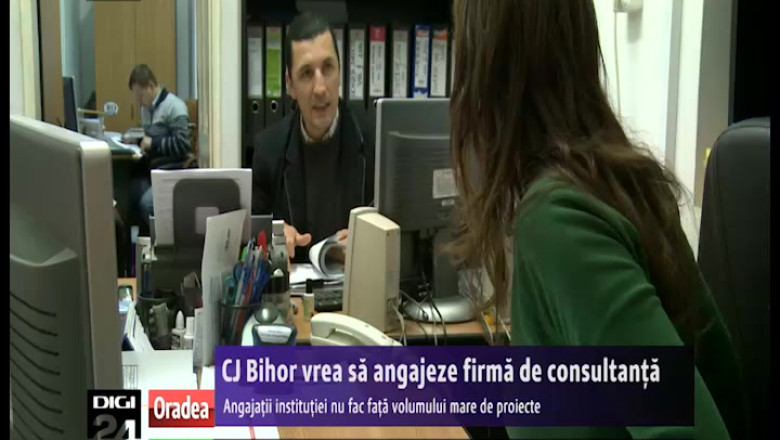 Consiliul Judetean Bihor vrea sa angajeze o firma de consultanta, pentru ca angajatii nu fac fata numarului mare de proiecte Imagine