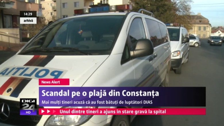 CONSTANtA. Mai multi tineri acuza ca au fost batuti de luptatori DIAS Imagine