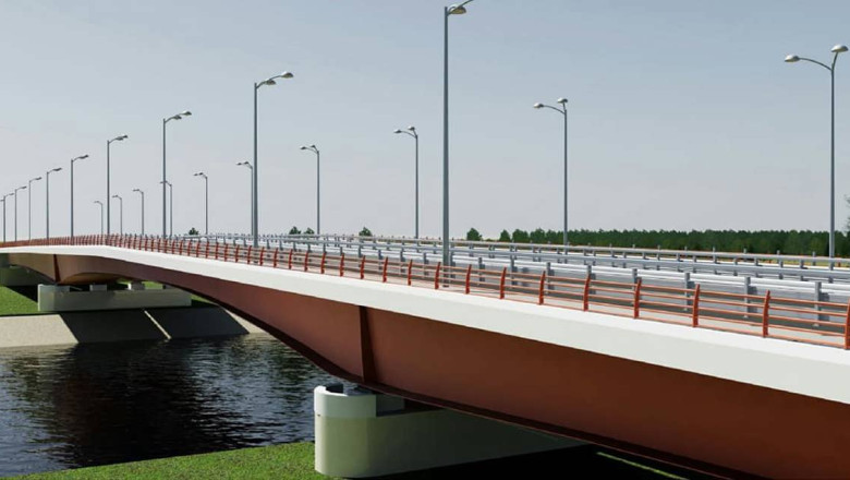 Constructia „Podului de Flori” va incepe in aceasta luna. Proiectul va fi capatul „Autostrazii Unirii” A8 Imagine