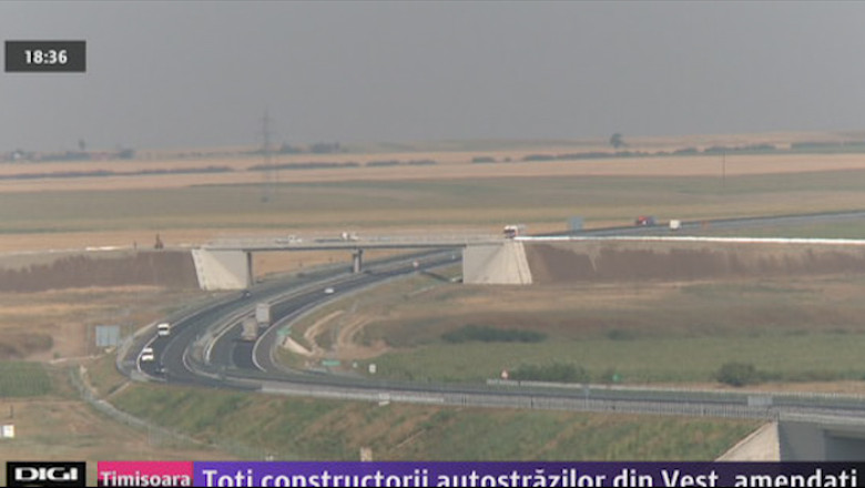 Constructorii autostrazilor din Vest au fost amendati de Statul Roman Imagine