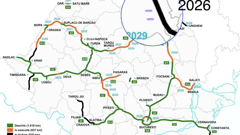 Contestatiile depuse la licitatia pentru pentru construirea tronsonului Suceava - Siret al Autostrazii Moldovei, proiect SAFE, respinse