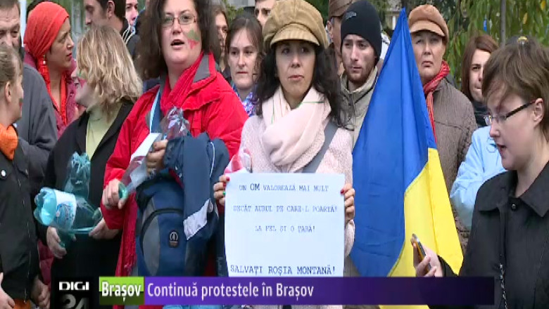 Continua protestele impotriva proiectului de la Rosia Montana Imagine