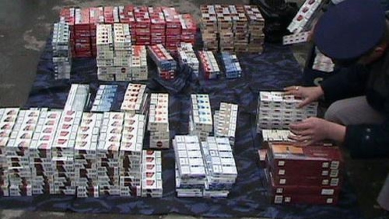 Contrabandisti de tigari, prinsi in trafic. tigarile valoreaza 65.000 lei pe piata neagra Imagine